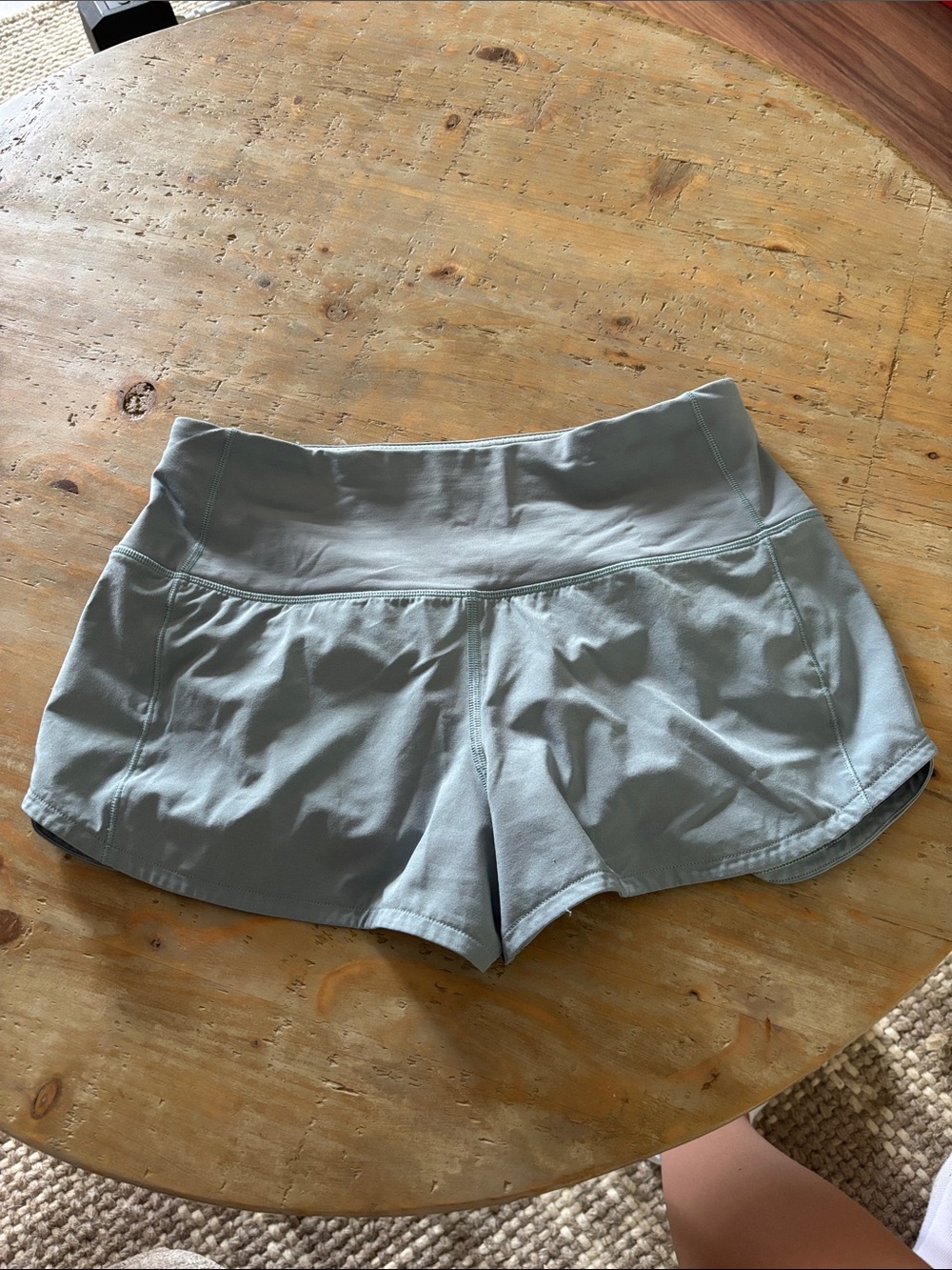 Women's Light Sage Athletic Shorts - Unbranded